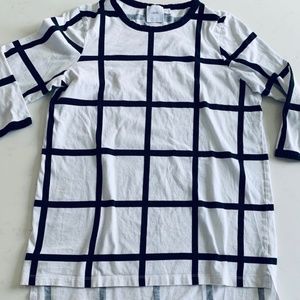ASOS maternity plaid top